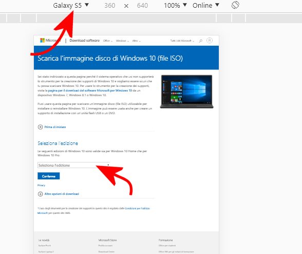 Come installare una precedente versione di Windows 10