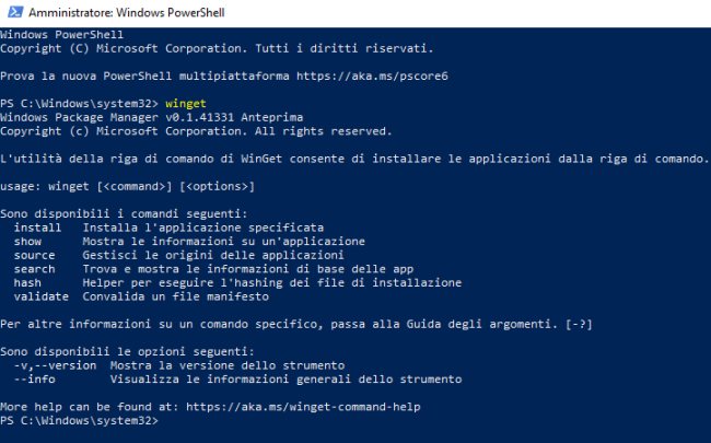 Installare programmi automaticamente in Windows 10