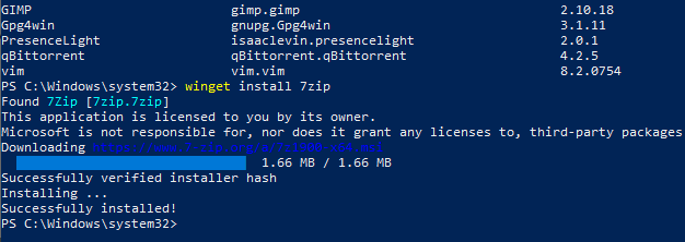 Installare programmi automaticamente in Windows 10