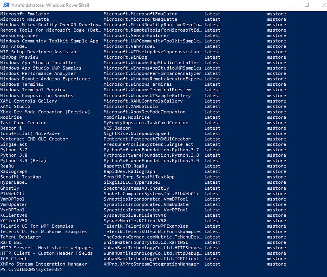Installare programmi automaticamente in Windows 10