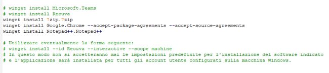 Winget: uno script per installare programmi automaticamente in Windows 10