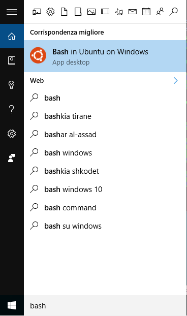 Установите и используйте Linux bash в Windows 10