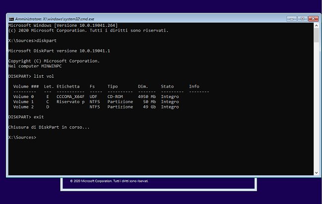 Come installare Windows 10 con il comando DISM