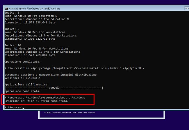 Come installare Windows 10 con il comando DISM