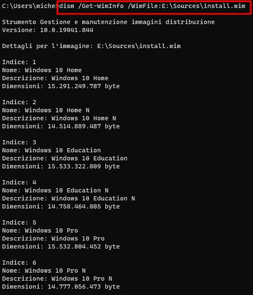 Come installare Windows 10 con il comando DISM