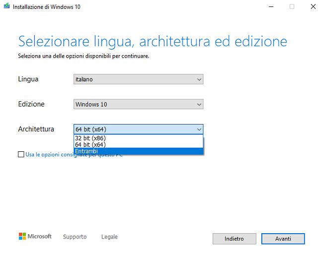 Installare Windows 10 da USB, tutti i modi per procedere