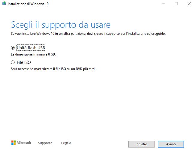 Installare Windows 10 da USB, tutti i modi per procedere
