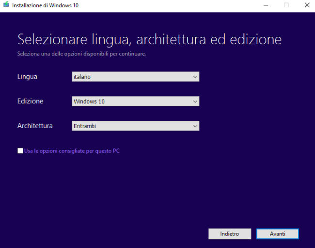 Installare Windows 10 da USB, tutti i modi per procedere