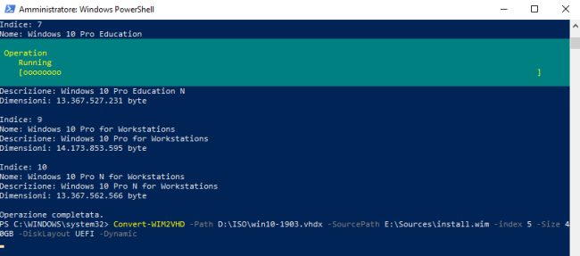 Installare Windows 10 a partire da un supporto personalizzato