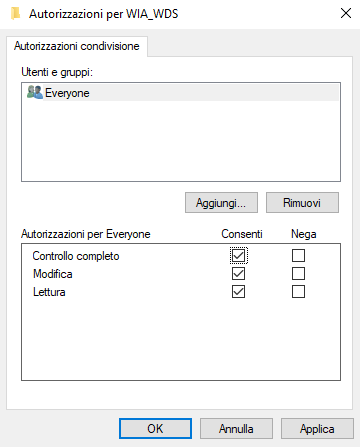 Installare Windows 10 con PXE attraverso la rete