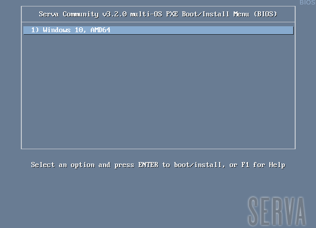 Installare Windows 10 con PXE attraverso la rete
