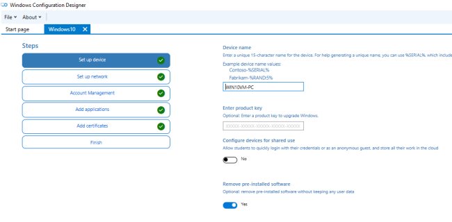 Installare Windows 10 più velocemente con un pacchetto di provisioning