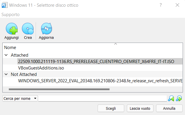 Come installare Windows 11 in Virtualbox