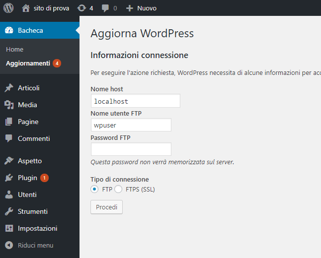 Come installare WordPress in cloud