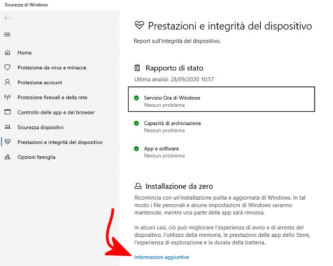 Windows 10, differenza tra Installazione da zero o Fresh Start e Reimposta il PC