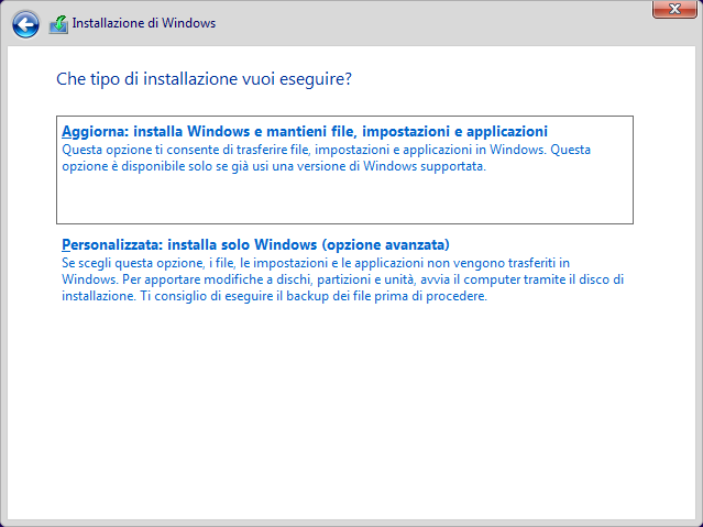 Installazione pulita Windows 10: ecco come procedere