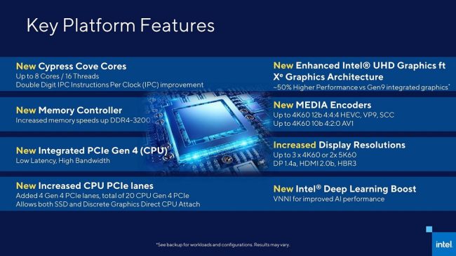 Ecco i nuovi processori Intel Rocket Lake-S in anteprima