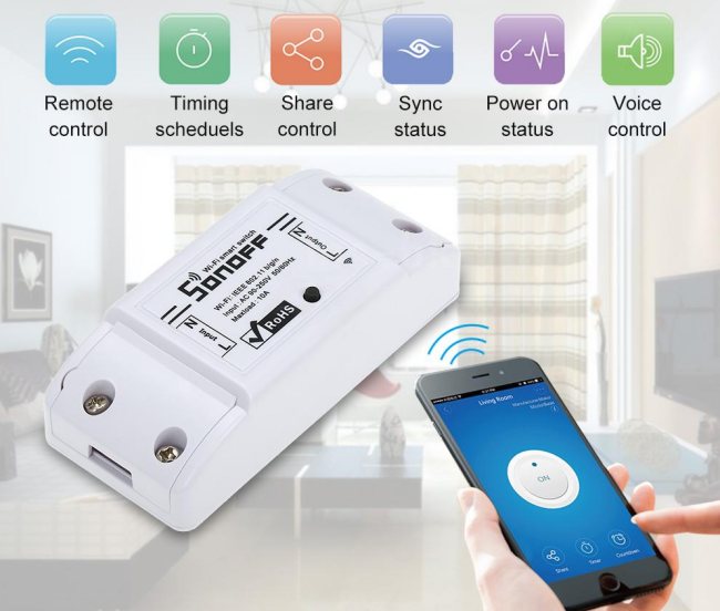 Gestire i dispositivi a distanza con gli interruttori WiFi SONOFF