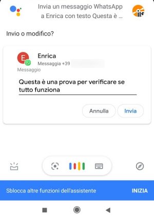 Invia messaggio WhatsApp con la voce o senza aggiungere il contatto in rubrica