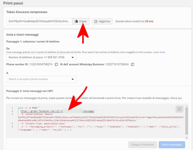 Inviare messaggi WhatsApp in automatico con le Cloud API