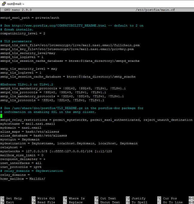 Inviare posta elettronica creando un server SMTP sicuro con Postfix e Dovecot