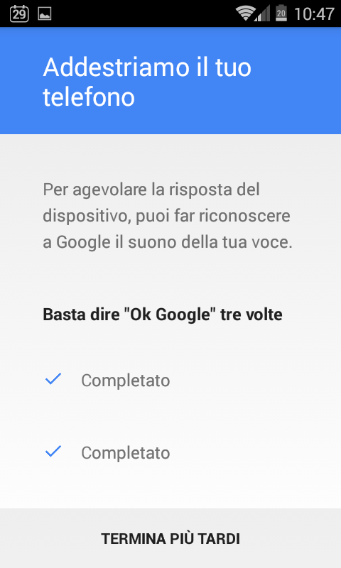 Inviare messaggi con la voce su Android