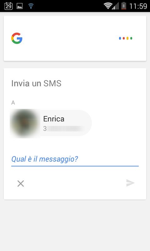 Inviare messaggi con la voce su Android