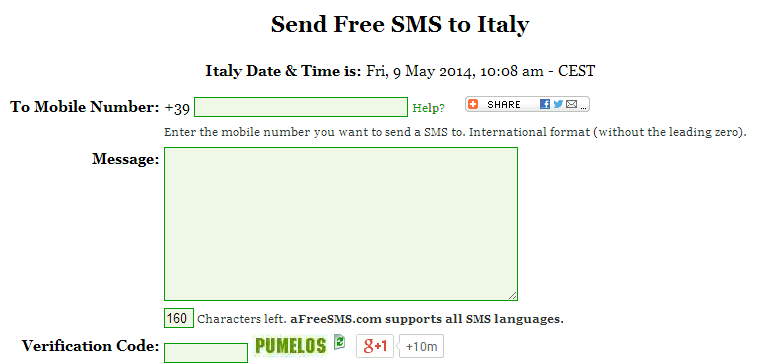 Отправляйте СМС бесплатно без ограничений и без регистрации