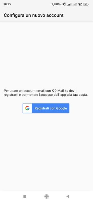 Client di posta Android K-9 Mail con supporto OAuth 2.0: come funziona