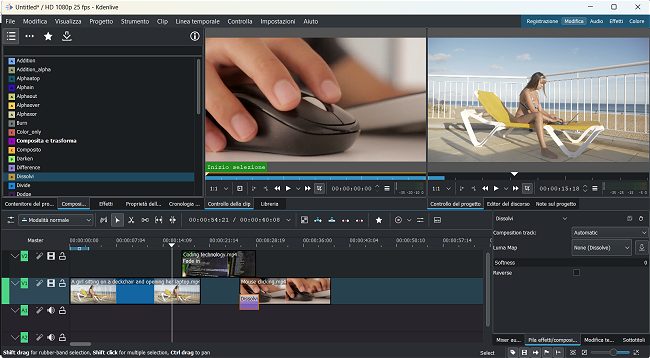 Kdenlive: video editor open source senza limiti