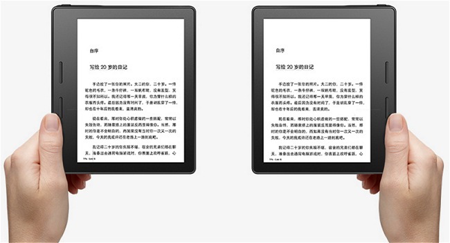 Amazon Kindle Oasis, ebook reader con batteria da record
