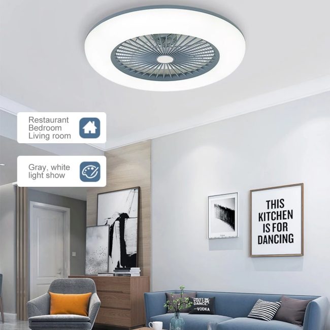 Lampada LED smart da soffitto con ventilatore integrato: si comanda via Bluetooth