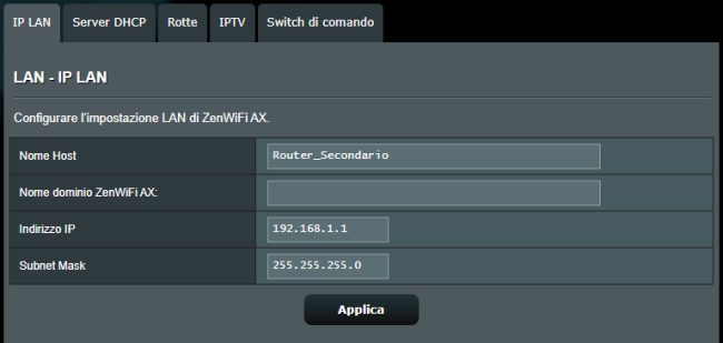 Come collegare due router in cascata