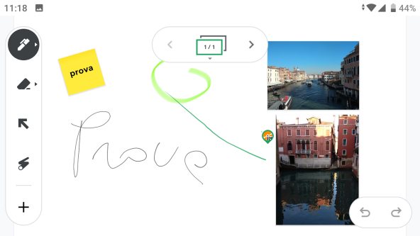 Lavagna interattiva Google per confrontarsi su progetti e obiettivi