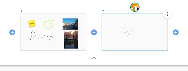 Lavagna interattiva Google per confrontarsi su progetti e obiettivi