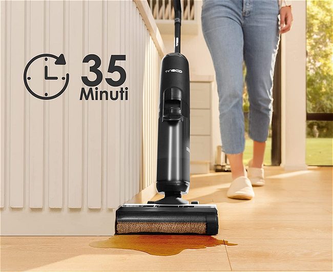 Lavapavimenti smart senza fili: Tineco Floor One S5. Batteria a lunga durata