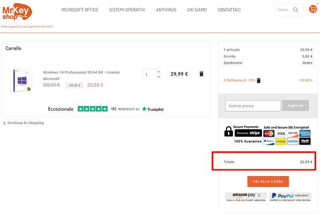 Licenza Windows 10, acquistarla a prezzo scontato senza sorprese su Mr Key Shop