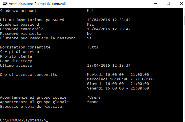 Limitare account Windows 10, come impostare tempi di utilizzo