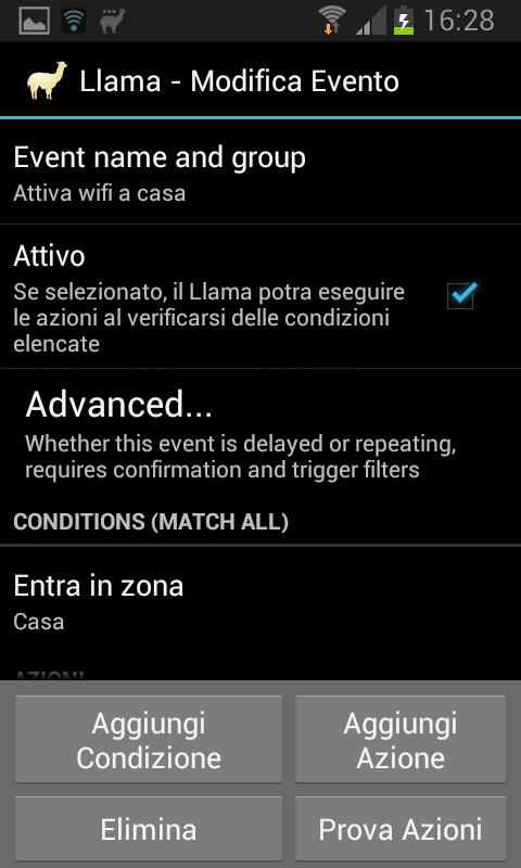 Attivare automaticamente WiFi e Bluetooth su Android