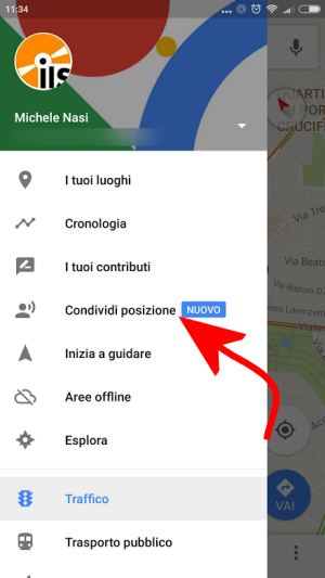 Localizzare un cellulare o una persona con Google Maps