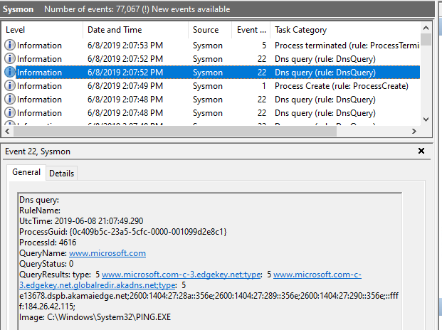 Capire a quali domini si collegano i programmi installati con il nuovo Sysmon