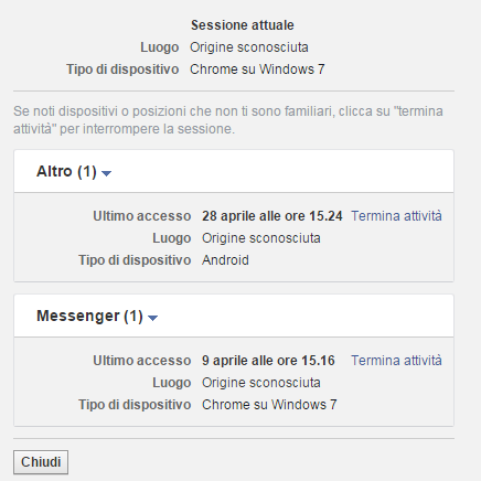 Logout Gmail, Google e Facebook da remoto