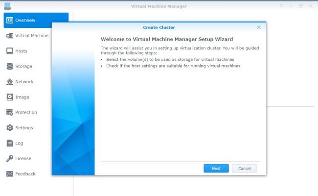 Macchine virtuali su un NAS con Synology VMM