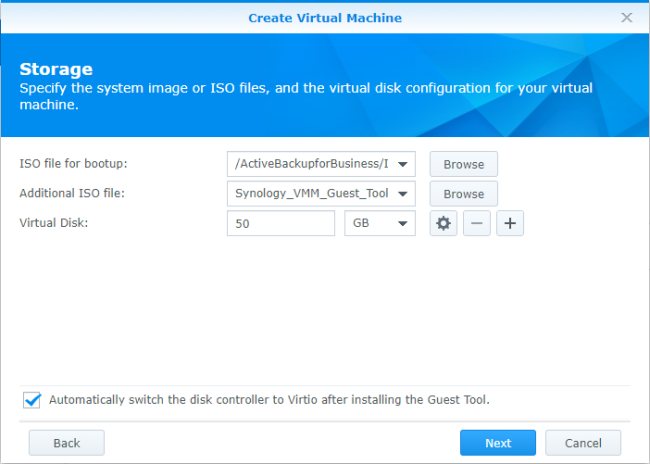 Macchine virtuali su un NAS con Synology VMM