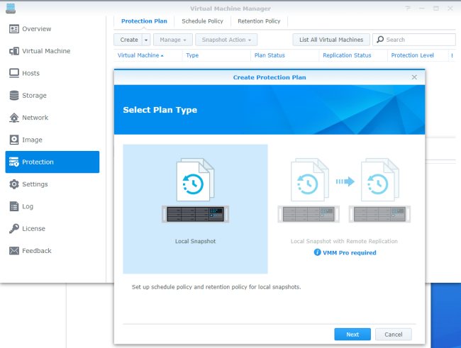 Macchine virtuali su un NAS con Synology VMM