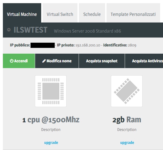 Creare un server cloud e gestirlo da remoto con Express Cloud