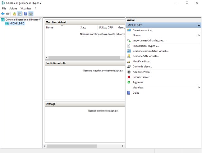 Macchina virtuale Windows 10 con Hyper-V: come utilizzarla