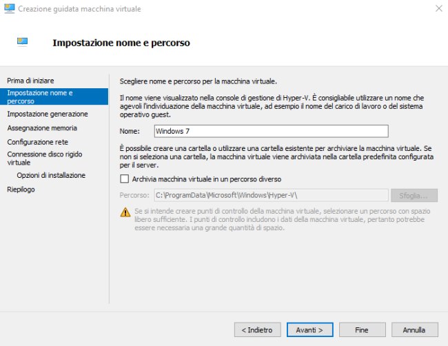 Macchina virtuale Windows 10 con Hyper-V: come utilizzarla