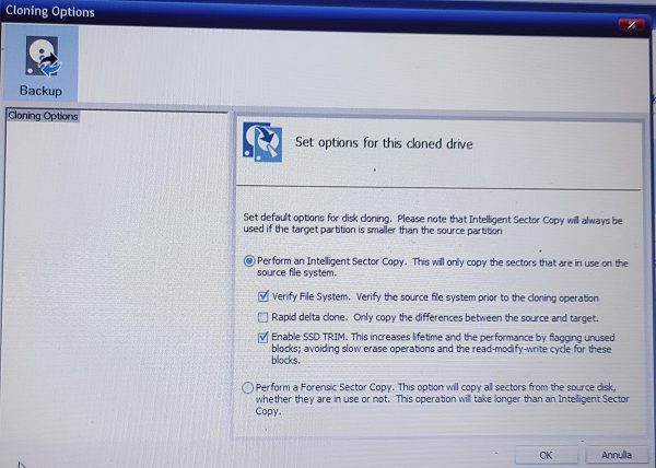 Macrium Reflect, per clonare hard disk su SSD gratis