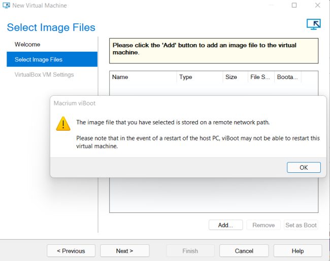 Avviare il backup di un computer Windows su un altro PC